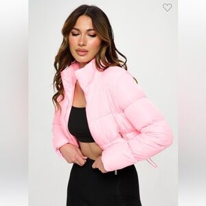 Oxford Puffer Cropped Jacket NEW